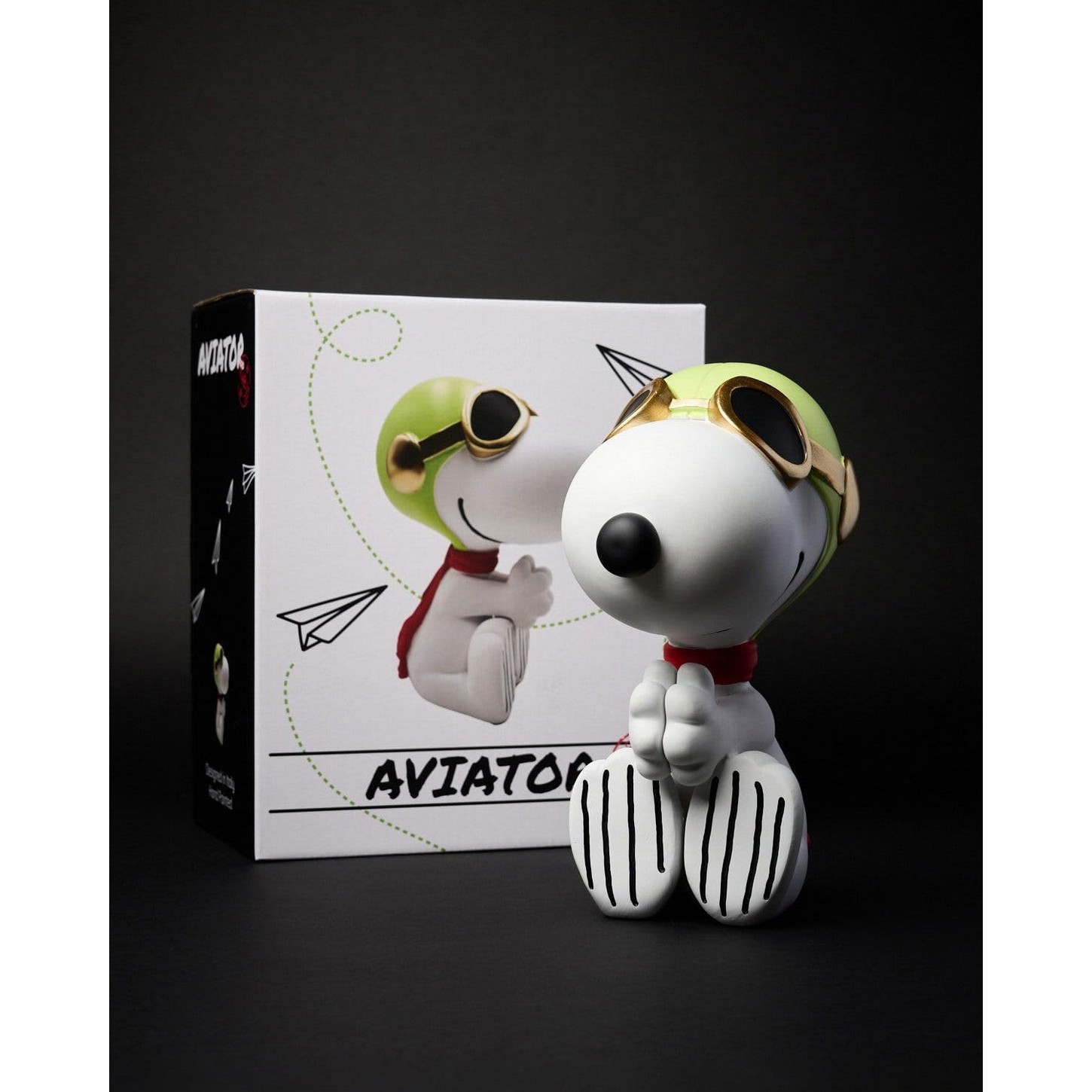 Acquista online Statue en résine Snoopy aviateur cm 12 Blogo design